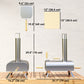 Outdoor Pizza Oven, Portable Wood Pellet Pizza Oven with Pizza Stone and Peel, Foldable Legs, Chimney