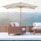 Patio Umbrella Market Patio Sun Umbrella Rectangle Cream White