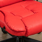 Heated Massage Office Chair, Ergonomic High Back Swivel Executive Chair with Vibration, Faux Leather