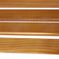50" Outdoor Garden Bench, Park Patio Bench Loveseat, Wood & Metal Frame with Plastic Flourish Backrest, Natural Wood