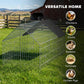 Metal Chicken Coop with UV-Resistant Cover for Hens, Rabbits, Ducks, Geese, 71" x 29.5" x 29.5", Black