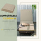 Wicker Patio Lounger, Outdoor Recliners Lounge Chair w/ 5-Level Adjustable Backrest, Cushion for Outdoor, Khaki