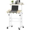 Adjustable Stand Up Desk with Wheels - Natural