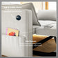 3-in-1 Convertible Sofa Bed, Pull-Out Sleeper Sofa with USB Charging, Adjustable Backrest and Side Pockets, Beige