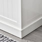 3-In-1 Hall Tree w/ Coat Rack, Shoe Storage and Bench Seat, Entryway Bench w/ 4 Hooks for Hallway, Living Room, White