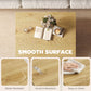 Square Coffee Table, Center Table with 1.6" Thick Tabletop, Natural Wood