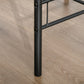 Dining Table Set of 3, 31.5" Kitchen Table and Chairs Set for 2 with Shelf, for Small Space, Dining Room, Living Room
