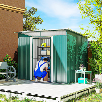 6' x 8.5' Metal Storage Shed