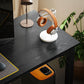 71" Computer Desk, Desktop Desk with Metal Legs, Distressed Black