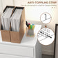 4 Drawer File Cabinet, Vertical Filing Cabinet with Wheels, Modern Printer Stand for Home Office, White