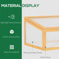 Wooden Cold Frame Greenhouse Garden Portable Raised Planter with Openable Top for Indoor, Outdoor, Flowers, Vegetables, Plants, 35.5"x23.5"x15.75", Light Brown