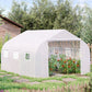 Portable Walk-In Tunnel Greenhouse Garden Warm House - 11.5' x 9.8' x 6.6'