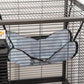 4-Tier Rolling Small Animal Cage, Deluxe Guinea Pig Cage, Ferret Cage for Mink Chinchilla Kitten Rabbit