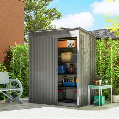 5.2' x 3.5' Metal Tool Shed