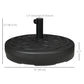 77 lb Heavy Duty Patio Umbrella Base, 22" Round Market Umbrella Stand for Deck, Outdoor, Backyard, Black