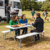 6ft 3-Piece Folding Picnic Table with 2 Benches