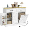 Tilt-Out Garbage Cabinet with Charging Station