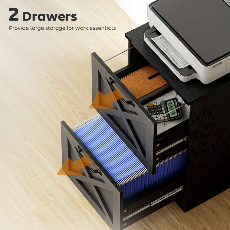 2-Drawer Vertical Filing Cabinet