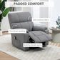 Lift Chair for Seniors, Microfibre Upholstered Electric Recliner Chair with Remote, Quick Assembly, Grey