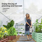 20x10x7ft Walk-in Steeple Greenhouse Outdoor Backyard Plant Seed Growth Tunnel Shed Warm House with 2 Anchor Way White