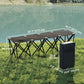 Portable 4-Seater Folding Camping Chair, Team Bench Chair with Carry Bag for Soccer Football Team, No Assembly