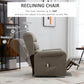 Lift Chair for Elderly, Power Chair Recliner with Footrest, Remote Control, Side Pockets for Living Room, Brown