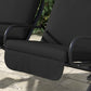 2-Seater Outdoor Porch Swing with Canopy, Patio Swing Chair for Garden, Poolside, Backyard, Black