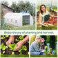20x10x7ft Heavy Duty Tunnel Walk-in Greenhouse Outdoor Backyard Seed Plant Vegetables Grow Warm House White