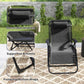 Folding Zero Gravity Chair, 5-Position Adjustable Outdoor Lounge Chair Recliner with Headrest, Black
