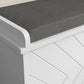 Shoe Storage with Seat, Upholstered Hallway Bench, Shoe Bench with Flip Drawer, Adjustable Shelf for 8-10 Pairs of Shoes