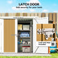5' x 3' Metal Garden Storage Shed, Tool House with Double Doors for Backyard, Patio, Lawn