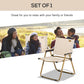 Camping Chair, Lightweight Folding Chair, Portable Armchair, Excellent for Festivals, Fishing, Dark Grey