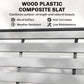 2 Person Outdoor Glider Bench, Patio Glider Loveseat with Faux Wood Slatted Seat and Back, Steel Frame, Grey