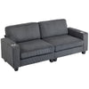 3-Seater Sofa with Cup Holders