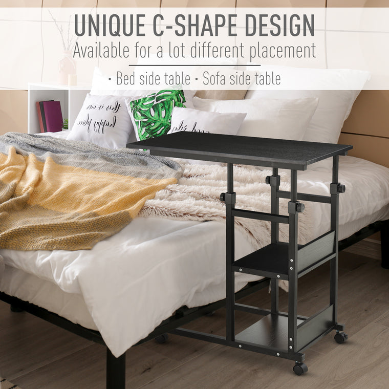 31.5" Mobile Standing Desk with Wheels