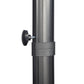 9ft Dark Grey Square Cantilever Umbrella with Cross Base & Tilt
