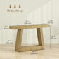 55" Farmhouse Console Table, 2-Tier Entryway Table with Storage for Hallway, Living Room, Behind Couch, Oak
