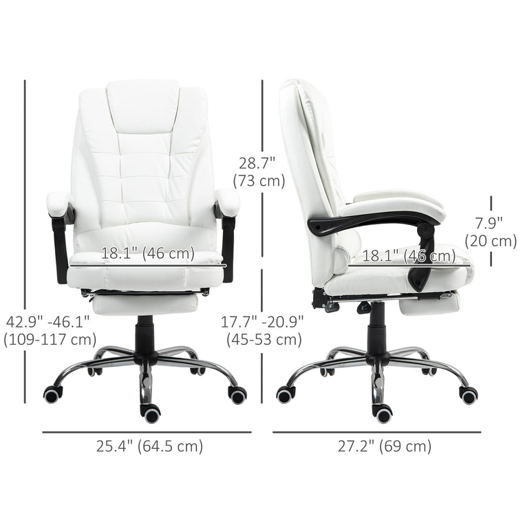 Executive Office Chair with Footrest