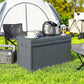 70-Gallon Resin Deck Box with Handles - Dark Grey