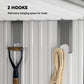 6.5' x 4' Storage Shed with Sliding Doors and Foundation Kit