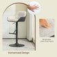 Swivel Counter Height Bar Stools Set of 2 with Back