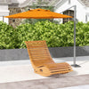 Outdoor Rocking Chair w/ Slatted Seat, Wooden Rocking Chair, 51.2