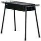 Portable BBQ Grill, Charcoal Grill with Side Seasoning Baskets, Hooks and Nets for Outdoor, Picnic, Camping, Black