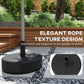 Black Fillable Patio Umbrella Base for 1.5"/1.9" Poles