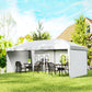 10' x 20' Outdoor Pop Up Canopy Tent Party Tent Instant Shelter W/ Carrying Bag, White