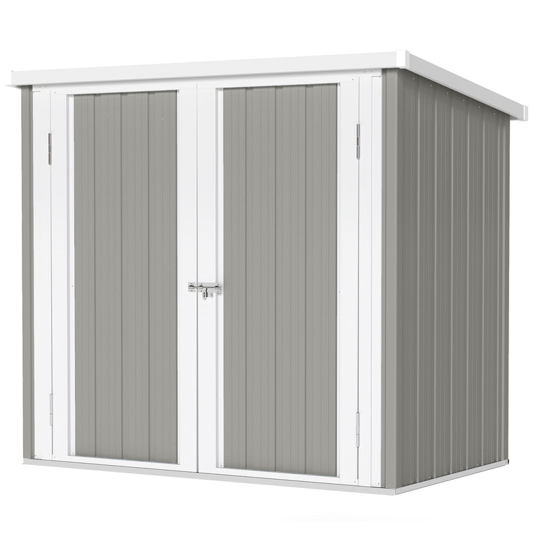 5' x 3' Metal Garden Shed with Double Doors