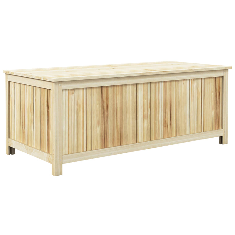45 Gallon Wood Deck Box Bench