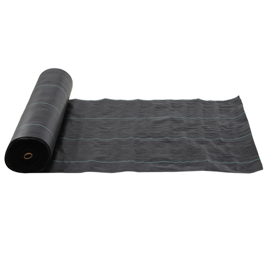 6.5ft x 164ft Weed Barrier, Landscape Fabric, for Greenhouse Yard Garden Weed Control, Heavy-Duty & Easy Setup, 4.6oz