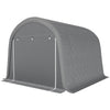 10' x 10' Outdoor Storage Tent, Heavy Duty and Waterproof Portable Shed for Bike, Motorcycle & Garden Tools, Light Grey