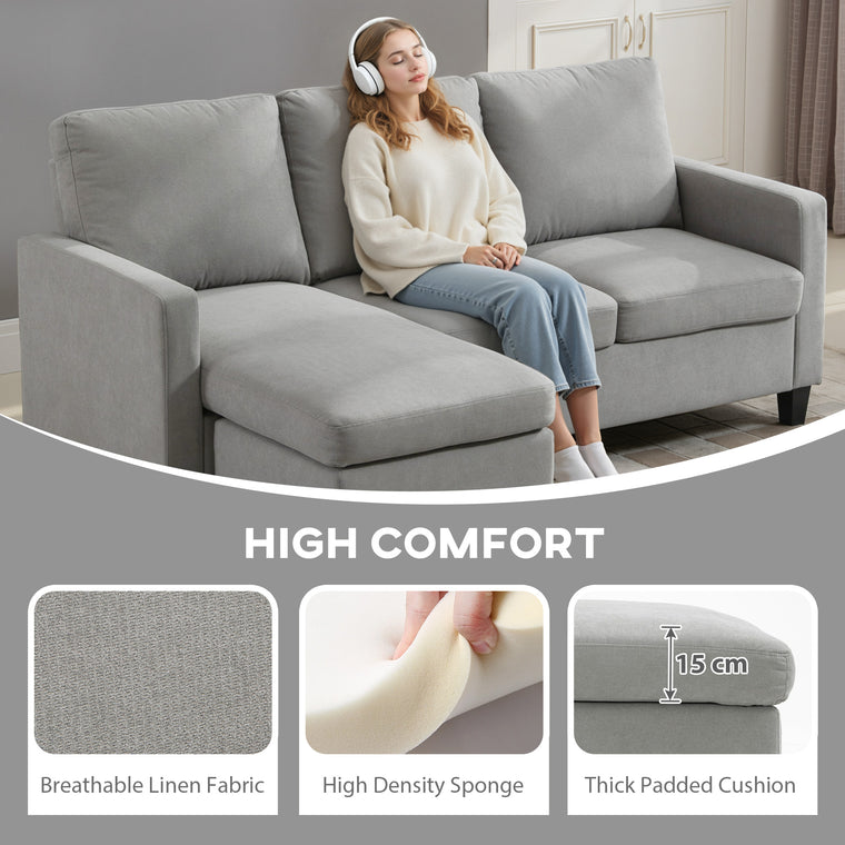 L-Shaped Sectional with Ottoman